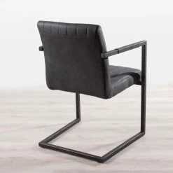 MACABANE Lot De 2 Fauteuils Capitonnés En Tissu Pieds Métal - Anthracite -Vente-unique shop 01765bae 7913 4d6b ac2f 62d09571a3e0 zoom prd 3s 1140x1140