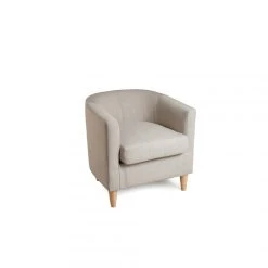 MACABANE Fauteuil Cabriolet En Tissu - Beige