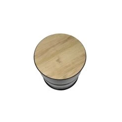Ds Meubles Table Basse Bidon Industriel Metal 46,5 Dia X 50 Cm 8 Ds Meubles Table Basse Bidon Industriel Metal 46,5 Dia X 50 Cm -Vente-unique shop 153970931062049g