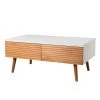 MACABANE Table Basse 4 Tiroirs Scandinave - Miel / Blanc 1 MACABANE Table Basse 4 Tiroirs Scandinave - Miel / Blanc -Vente-unique shop 466d2293 c3b4 4181 8c47 0364ddfdc590 zoom prd 3s 1140x1140
