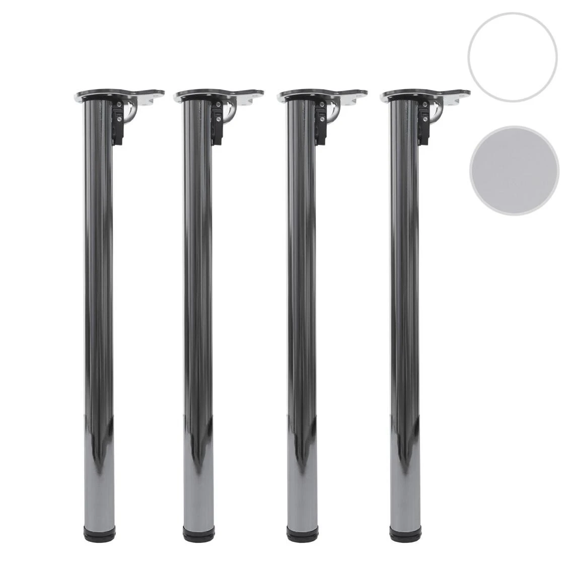 Mendler 4x Pied De Table HWC-H34, Pour Table à Manger De Bureau Pied De Table... 3 Mendler 4x Pied De Table HWC-H34, Pour Table à Manger De Bureau Pied De Table...