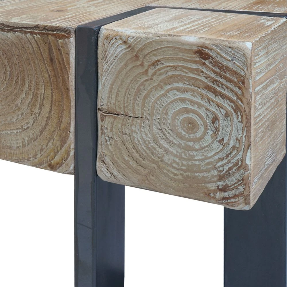 Mendler Table Basse De Salon HWC-A15, Sapin Massif Rustique 40x90x90cm 5 Mendler Table Basse De Salon HWC-A15, Sapin Massif Rustique 40x90x90cm – Image 3