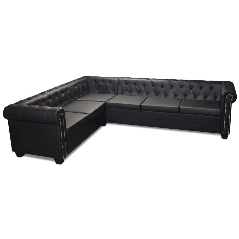 Icaverne - Canapés Selection Canapé D'angle Chesterfield 6 Places Cu... 3 Icaverne - Canapés Selection Canapé D'angle Chesterfield 6 Places Cu...