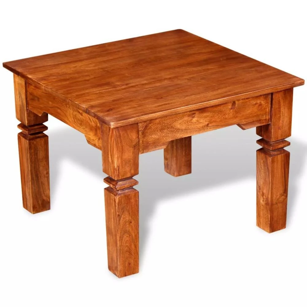 Marque Generique Icaverne - Tables Basses Ligne Table Basse Bois Massif 60 X 60 X 45 Cm 4 Marque Generique Icaverne - Tables Basses Ligne Table Basse Bois Massif 60 X 60 X 45 Cm – Image 2