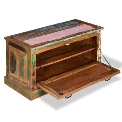 HELLOSHOP26 Banquette Pouf Tabouret Meuble Banc De Rangement De Chaussures Bois Ma... -Vente-unique shop 8718475568049 g en hd 4