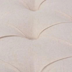 HELLOSHOP26 Banquette Pouf Tabouret Meuble Banc Lin Bois Massif 150 Cm Blanc Crèm... -Vente-unique shop 8718475574521 g en hd 1