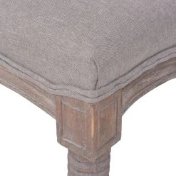 HELLOSHOP26 Banquette Pouf Tabouret Meuble Banc Lin Bois Massif 150 Cm Gris Clair ... 11 HELLOSHOP26 Banquette Pouf Tabouret Meuble Banc Lin Bois Massif 150 Cm Gris Clair ... -Vente-unique shop 8718475574538 g en hd 4
