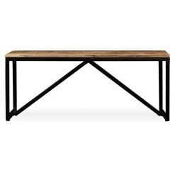 HELLOSHOP26 Banquette Pouf Tabouret Meuble Banc 110 Cm Bois De Manguier Massif 300... 10 HELLOSHOP26 Banquette Pouf Tabouret Meuble Banc 110 Cm Bois De Manguier Massif 300... -Vente-unique shop 8718475577782 g en hd 3