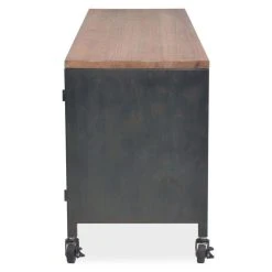 HELLOSHOP26 Meuble Télé Buffet Tv Télévision Design Pratique 120 Cm Noir 25020... -Vente-unique shop 8718475582687 g en hd 4