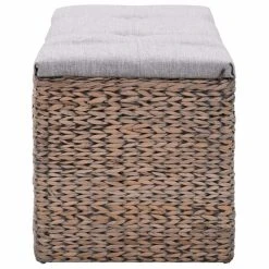 HELLOSHOP26 Banquette Pouf Tabouret Meuble Banc Avec 2 Paniers Jacinthe D'eau 71 C... -Vente-unique shop 8718475597131 g en hd 3