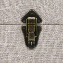 HELLOSHOP26 Banquette Pouf Tabouret Meuble Banc De Rangement Bois Massif Et Acier ... -Vente-unique shop 8718475600466 g en hd 1