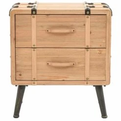 HELLOSHOP26 Table De Nuit Chevet Commode Armoire Meuble Chambre Bois De Sapin Mass... -Vente-unique shop 8718475600541 g en hd 2
