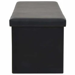 HELLOSHOP26 Banquette Pouf Tabouret Meuble Banc De Rangement Pliable Similicuir 11... -Vente-unique shop 8718475616757 g en hd 4