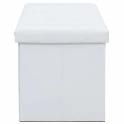 HELLOSHOP26 Banquette Pouf Tabouret Meuble Banc De Rangement Pliable Similicuir 11... -Vente-unique shop 8718475616764 g en hd 4