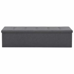HELLOSHOP26 Banquette Pouf Tabouret Meuble Banc De Rangement Pliable Faux Lin 150 ... 10 HELLOSHOP26 Banquette Pouf Tabouret Meuble Banc De Rangement Pliable Faux Lin 150 ... -Vente-unique shop 8718475616771 g en hd 3
