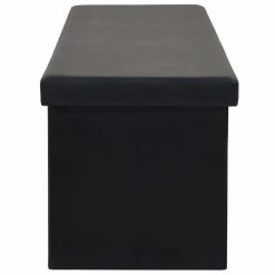 HELLOSHOP26 Banquette Pouf Tabouret Meuble Banc De Rangement Pliable Similicuir 15... -Vente-unique shop 8718475616795 g en hd 4
