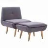 Marque Generique Icaverne - Chauffeuses Ligne Fauteuil Sans Accoudoirs Avec Pouf Revêt... -Vente-unique shop 8718475622529 a en hd 1