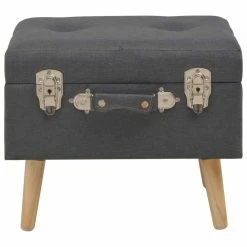 HELLOSHOP26 Banquette Pouf Tabouret Meuble Tabourets De Rangement 3 Pcs Gris Fonc?... -Vente-unique shop 8718475731429 g en hd 3