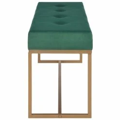 HELLOSHOP26 Banquette Pouf Tabouret Meuble Banc 120 Cm Vert Velours 3002104 9 HELLOSHOP26 Banquette Pouf Tabouret Meuble Banc 120 Cm Vert Velours 3002104 -Vente-unique shop 8718475731764 g en hd 2