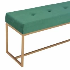 HELLOSHOP26 Banquette Pouf Tabouret Meuble Banc 120 Cm Vert Velours 3002104 10 HELLOSHOP26 Banquette Pouf Tabouret Meuble Banc 120 Cm Vert Velours 3002104 -Vente-unique shop 8718475731764 g en hd 3