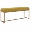 HELLOSHOP26 Banquette Pouf Tabouret Meuble Banc 120 Cm Moutarde Velours 3002081 -Vente-unique shop 8718475731771 a en hd 1
