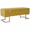 HELLOSHOP26 Banquette Pouf Tabouret Meuble Banc Avec Compartiment De Rangement 105...