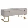 HELLOSHOP26 Banquette Pouf Tabouret Meuble Banc Avec Compartiment De Rangement 105...