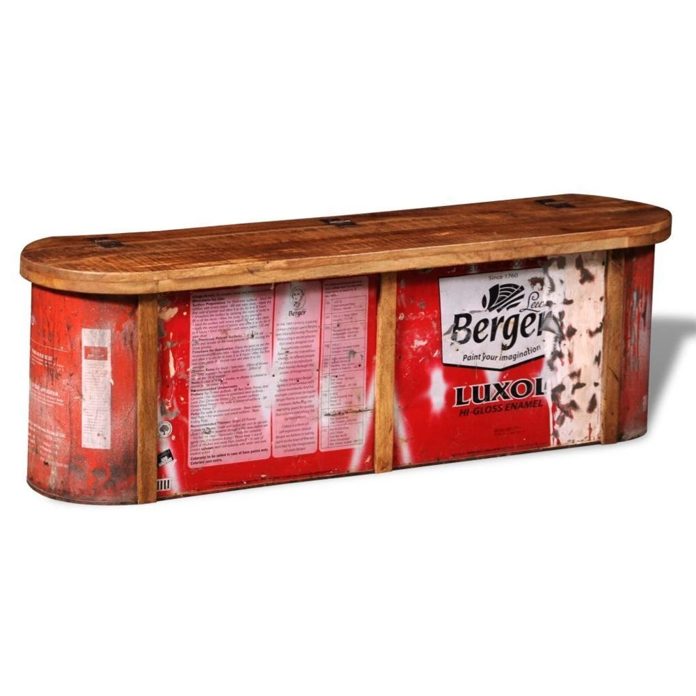 HELLOSHOP26 Banquette Pouf Tabouret Meuble Banc / Buffet De Stockage En Bois Solid... 3 HELLOSHOP26 Banquette Pouf Tabouret Meuble Banc / Buffet De Stockage En Bois Solid...