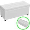 HELLOSHOP26 Banquette Pouf Tabouret Meuble Pouf De Rangement Cuir Synthétique Bla... -Vente-unique shop 8718475947899 a en hd 1