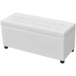 HELLOSHOP26 Banquette Pouf Tabouret Meuble Pouf De Rangement Cuir Synthétique Bla... -Vente-unique shop 8718475947899 g en hd 2