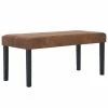 HELLOSHOP26 Banquette Pouf Tabouret Meuble Banc 106 Cm Marron Similicuir Daim 3002... 2 HELLOSHOP26 Banquette Pouf Tabouret Meuble Banc 106 Cm Marron Similicuir Daim 3002... -Vente-unique shop 8719883569154 a en hd 1