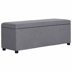 HELLOSHOP26 Banquette Pouf Tabouret Meuble Banc Avec Compartiment De Rangement 116...