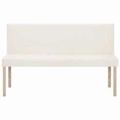 HELLOSHOP26 Banquette Pouf Tabouret Meuble Banc 139 Cm Crème Similicuir 3002077 9 HELLOSHOP26 Banquette Pouf Tabouret Meuble Banc 139 Cm Crème Similicuir 3002077 -Vente-unique shop 8719883569345 g en hd 2