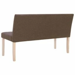 HELLOSHOP26 Banquette Pouf Tabouret Meuble Banc 139 Cm Marron Polyester 3002084 11 HELLOSHOP26 Banquette Pouf Tabouret Meuble Banc 139 Cm Marron Polyester 3002084 -Vente-unique shop 8719883569406 g en hd 4