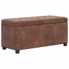 HELLOSHOP26 Banquette Pouf Tabouret Meuble Pouf De Rangement 87 5 Cm Marron Simili... 1 HELLOSHOP26 Banquette Pouf Tabouret Meuble Pouf De Rangement 87 5 Cm Marron Simili... -Vente-unique shop 8719883569796 a en hd 1