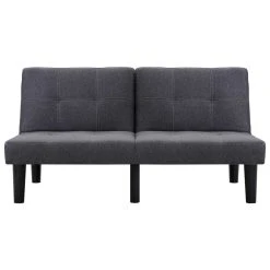 VidaXL Canapé à 2 Places Gris Foncé Tissu -Vente-unique shop 8719883683072 g en hd 3