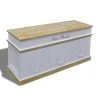 HELLOSHOP26 Banquette Banc Coffre De Rangement 100 Cm Blanc 3002017 -Vente-unique shop ad85f5d4c2966fdbe54e78c41c40a46a