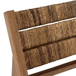 MACABANE ALIDA Fauteuil Lounge En Bois De Teck Recyclé Assise En Tissage -Vente-unique shop alida fauteuil lounge en bois de teck recycle assise en tissage 501532 4 1140x1140