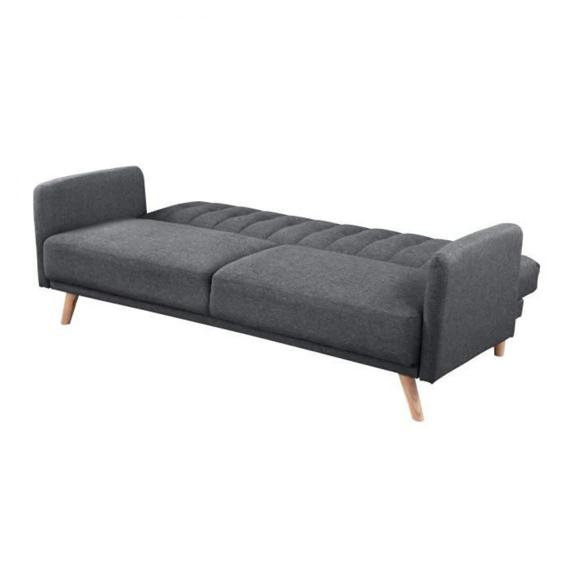 CSTORE ANDERS Canapé 3 Places Scandinave Convertible - Tissu Anthracite - L ... 6 CSTORE ANDERS Canapé 3 Places Scandinave Convertible - Tissu Anthracite - L ... – Image 4