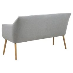 TOILINUX Banc Avec Dossier Et Accoudoirs Nola Pour Salle à Manger En Polyester... -Vente-unique shop banc avec dossier et accoudoirs nola pour salle a manger en polyester gris 13145028 35732040 1140x1140