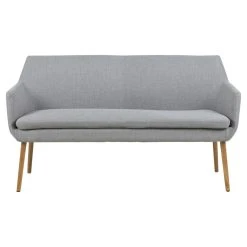 TOILINUX Banc Avec Dossier Et Accoudoirs Nola Pour Salle à Manger En Polyester... -Vente-unique shop banc avec dossier et accoudoirs nola pour salle a manger en polyester gris 13145028 35732042 1140x1140