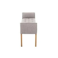 Decoshop26 Banc Banquette Capitonné En Tissu Gris Clair Avec Pieds En Bois Large... 8 Decoshop26 Banc Banquette Capitonné En Tissu Gris Clair Avec Pieds En Bois Large... -Vente-unique shop banc banquette capitonne en tissu gris clair avec pieds en bois largeur 133cm ban10003 10278720 26529810 1140x1140