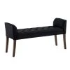 Decoshop26 Banc Banquette Capitonné En Tissu Noir Avec Pieds En Bois Marron Fonc... 1 Decoshop26 Banc Banquette Capitonné En Tissu Noir Avec Pieds En Bois Marron Fonc... -Vente-unique shop banc banquette capitonne en tissu noir avec pieds en bois marron fonce largeur 133cm ban10099 10278630 26529536 1140x1140
