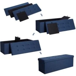 HELLOSHOP26 Banc Banquette Pouf De Rangement 120 Litres 110 Cm Bleu 12_0000219 -Vente-unique shop banc banquette pouf de rangement 120 litres 110 cm bleu 120000219 12043812 31923408 1140x1140
