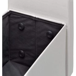 HELLOSHOP26 Banc Dossier 2 Places Banquette Coffre De Rangement Pliable Assise Pra... -Vente-unique shop banc dossier 2 places banquette coffre de rangement pliable assise pratique pliant 115 cm creme 1300003742 11031902 28815688 1140x1140