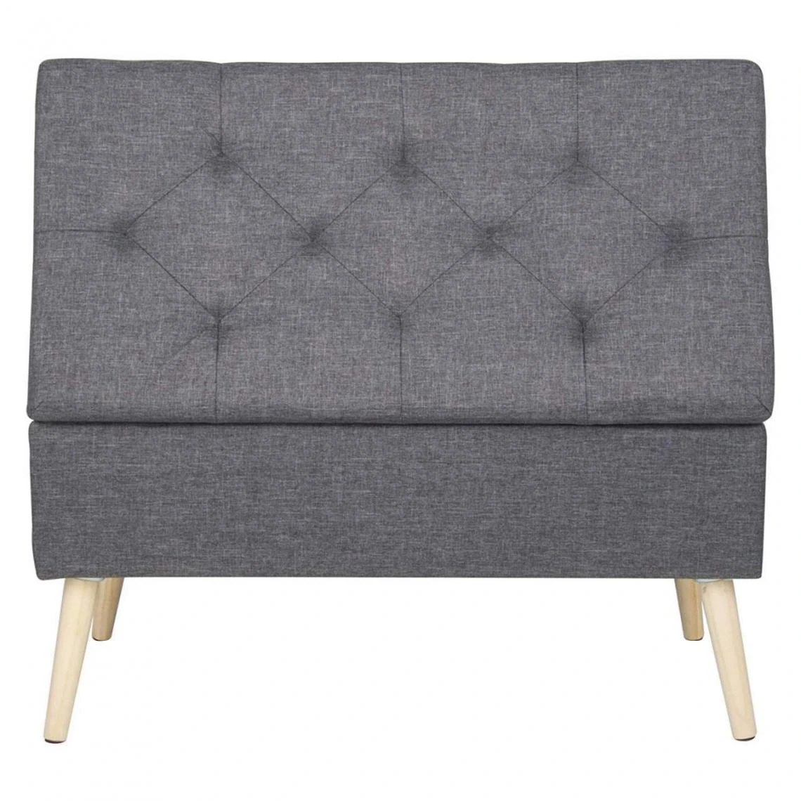 HELLOSHOP26 Banc En Lin, Coffre De Rangement Rectangle Gris Foncé 19_0000504 5 HELLOSHOP26 Banc En Lin, Coffre De Rangement Rectangle Gris Foncé 19_0000504 – Image 3