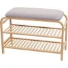 Decoshop26 Banc étagère à Chaussures Assise Rembourrée Avec Deux Niveaux Bamb... -Vente-unique shop banc etagere a chaussures assise rembourree avec deux niveaux bambou 50x70x30cm ban04049 10278722 26529814 1140x1140