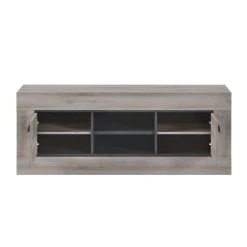 NOUVOMEUBLE Meuble TV 145 Cm Couleur Chêne Clair WINONA -Vente-unique shop banc television bois clair zd3 z