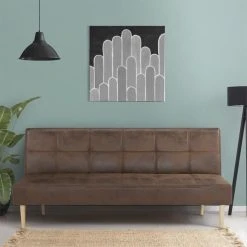 Tbs Banque Convertible Clic-clac 2 Places - Simili Marron - L 178 X P 89 X... -Vente-unique shop banque convertible clic clac 2 places simili marron l 178 x p 89 x h 78 cm jenny 14070030 39073280 1140x1140