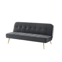 Baita Banquette AROMA Convertible En Velours Anthracite 3 Places -Vente-unique shop banquette aroma convertible en velours anthracite 3 places 13673990 37690506 1140x1140